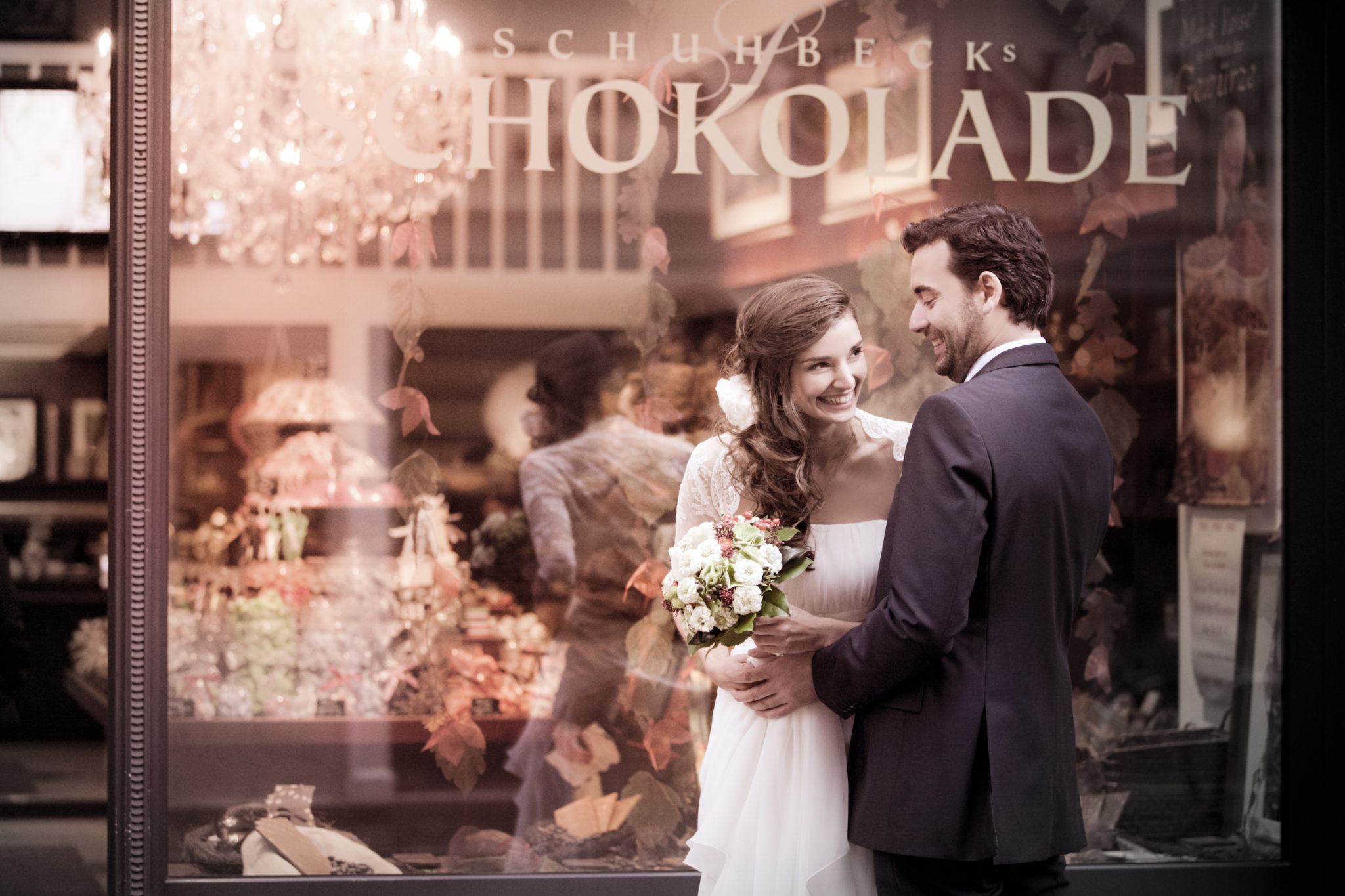 Brautstyling für eine Hochzeit in München 